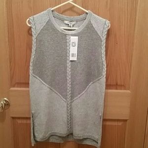 Foxcroft Slate Grey Cardigan Sweater